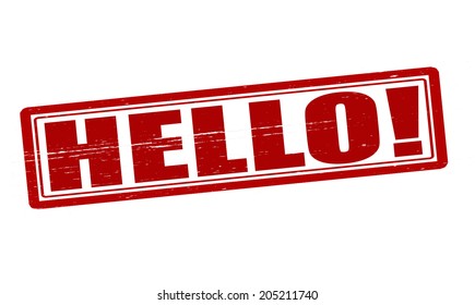Stamp with word inside, vector illustration
