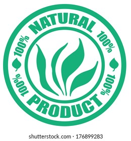 Stamp with word natural inside,vector illustration