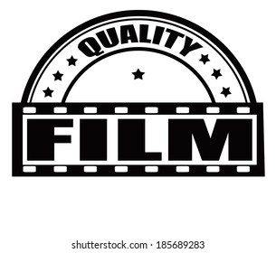 Stamp with word quality inside,vector illustration