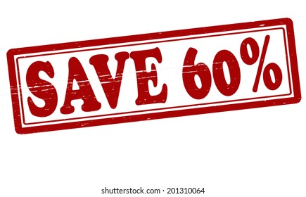 Stamp with word save  inside, vector illustration