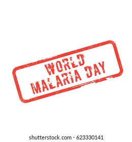 Stamp Of World Malaria day.