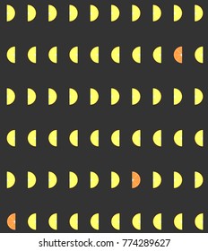 stamped fruit, lemon and orange background