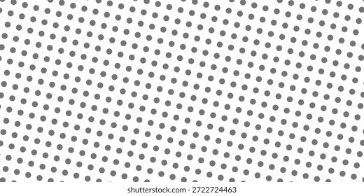 Gestanzte Polka-Punkte - nahtlos unregelmäßig uneben schwarz 