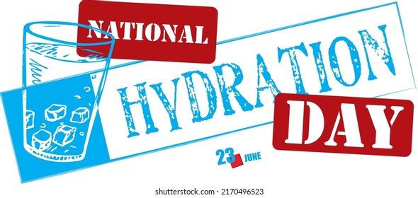 Stamped text for this june event - National Hydration Day