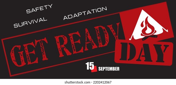 Stamped Text For This September Event - Get Ready Day