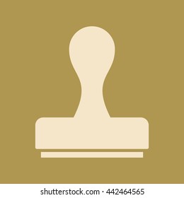 Stamper Icon. Eps-10.