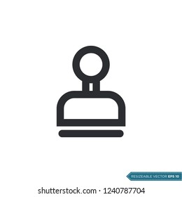 Stamper - Stationery Icon Vector Template