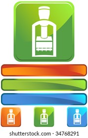 Stanzwerkzeug-Symbol-Hochglanz