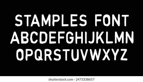 Stamples is a handmade sans serif font. Heavy stroke, fun character with a bit of ligatures. To give you an extra creative work.