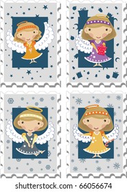 Stamps with Angels