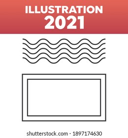 Stamps frames set. Stamp grunge seal vector
