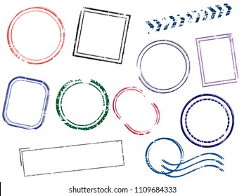 Stamps Frames vector illustration