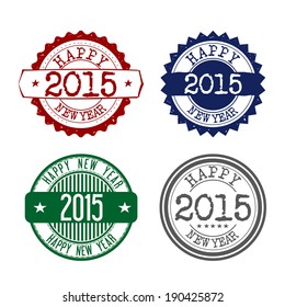 Stamps graphics for the new 2015 - vintage