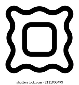 stamps icon with black color
