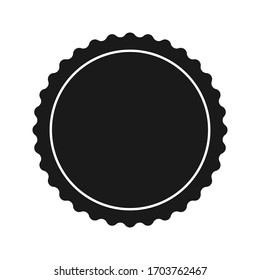 Stamps vector icon isolated on blank background