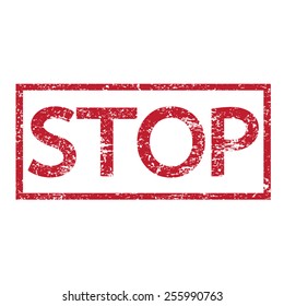 stamps word stop