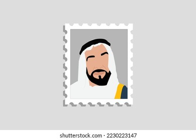 Stamps of Zayed bin Sultan