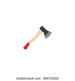 Stand alone Icon in flat style ( axe )