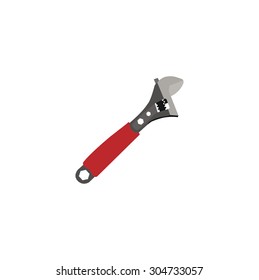 Stand alone Icon in flat style ( Monkey wrench )