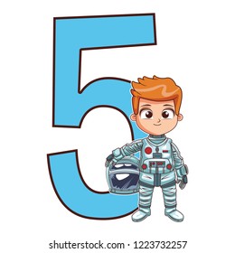 stand up astronaut boy
