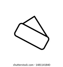 Stand best Icon Vector Emblem Isolated , Shop Banner Frame Board Element Graphic Template Logo Information, Outline Solid BAckground White
