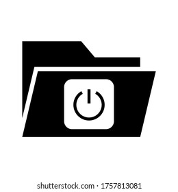 Icono de Stand By o logotipo símbolo de signo aislado ilustración vectorial - iconos vectoriales de estilo negro de alta calidad
