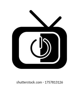 Icono de Stand By o logotipo símbolo de signo aislado ilustración vectorial - iconos vectoriales de estilo negro de alta calidad
