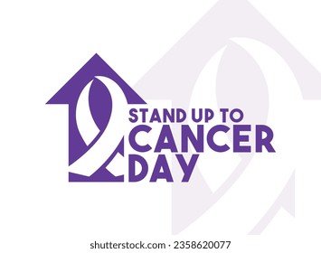 Stand Up to Cancer Day. Observed every second Friday of September. Eps 10.