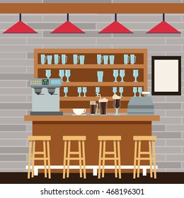 Similar Images, Stock Photos & Vectors of Coffee bar. Coffee shop ...