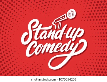 Stand up comedy background.