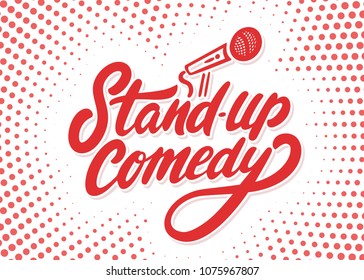 Stand up comedy background.