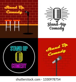 Stand Up Comedy Illustration