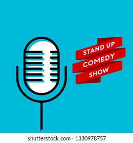 Stand Up Comedy Illustration