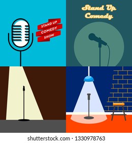 Stand Up Comedy Illustration