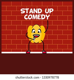 Stand Up Comedy Illustration