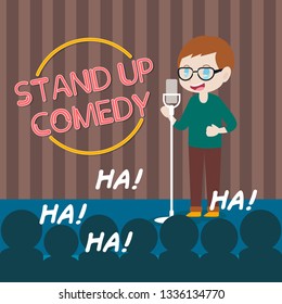 Stand Up Comedy Illustration