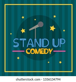 Stand Up Comedy Illustration