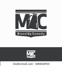 Stand up commedy Mic Logo