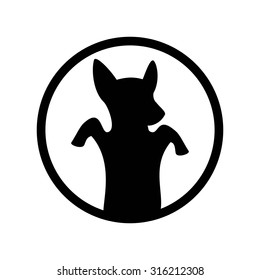 stand dog