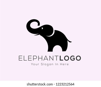 stand elephant attraction logo design inspiration