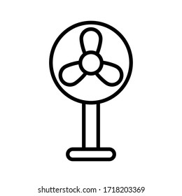 stand fan icon design vector template