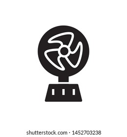 stand fan icon trendy flat design