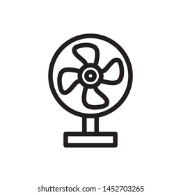 stand fan icon trendy flat design