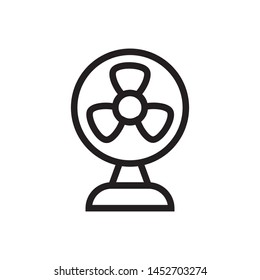 stand fan icon trendy flat design