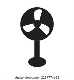 stand fan line new vector icon