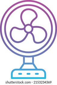 Stand Fan vector icon. Can be used for printing, mobile and web applications.