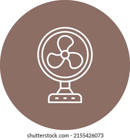 Stand Fan vector icon. Can be used for printing, mobile and web applications.