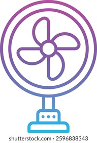 Stand Fan vector icon. Can be used for printing, mobile and web applications.