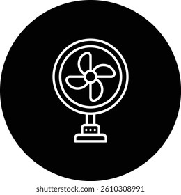 Stand Fan vector icon. Can be used for printing, mobile and web applications.