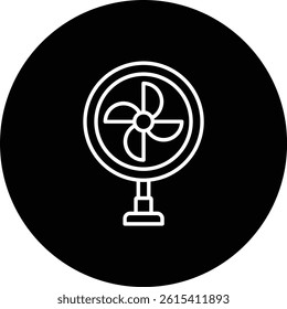 Stand Fan vector icon. Can be used for printing, mobile and web applications.